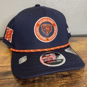 New Era Chicago Bears Official Sideline Hat 9Seventy Adjustable Stretch Snap Cap